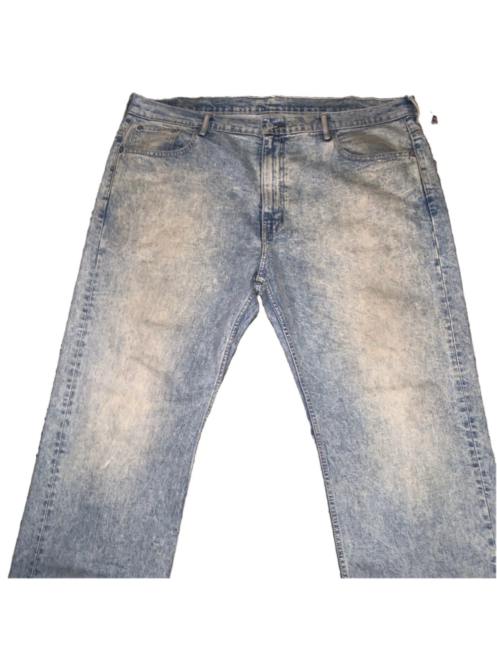 Levi’s 569 Loose Straight Fit Jeans 40x30 Workwear Distressed Light Wash Denim - Picture 5 of 16